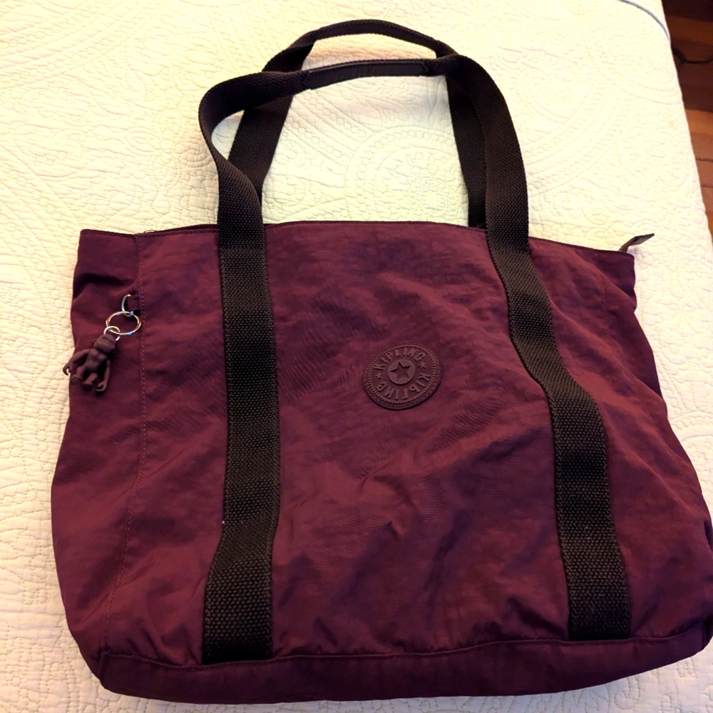 Purple Kipling bag